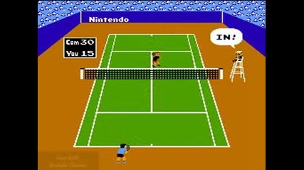 Tennis Level 5 (hard) - Nintendo Nes