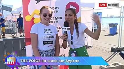 THE VOICE на живо от TEEN BOOM FEST 2022 Бургас: Участвай за награди на шатрата на The Voice [06]