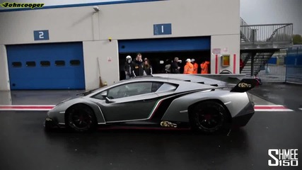 Lamborghini Veneno на пистата