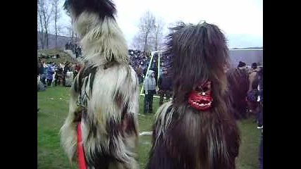 kukeri ot selo Brejani na festivala v simitli 2010 