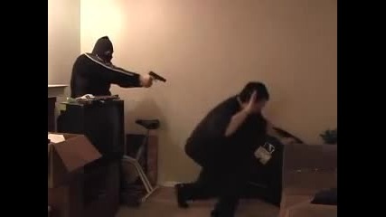 Robber Prank Gone Wrong - Funny!!!