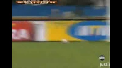 Германия - Аврстралия 4 - 0 Гол на Cacau
