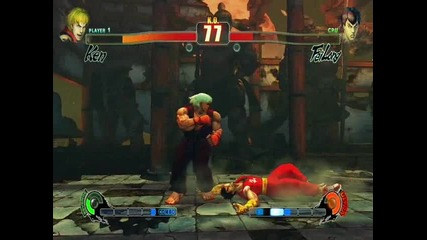 Street Fighter Iv Violent Ken (ken) vs. Guy (fei - Long) 
