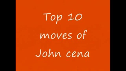 Wwe John Cena Top 10 Finishers