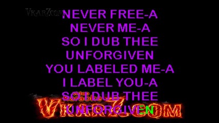 Metallica - The Unforgiven - karaoke instrumental 