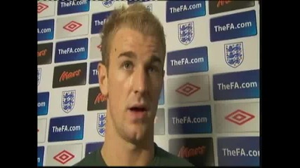 England Vs Hungary 2 - 1 - Joe Hart Interview - August 11 2010 - International Friendly - [hq]