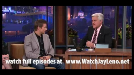 Jeremy Renner in The Tonight Show with Jay Leno 2010.11.24