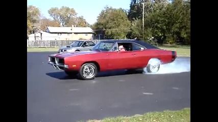 69 Charger Burnout