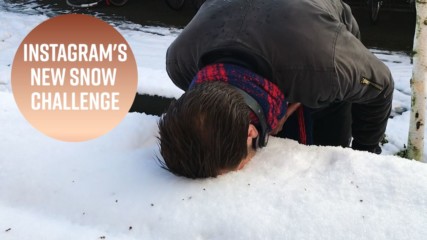 Най-новото снежно предизвикателство, което побърка Инстаграм