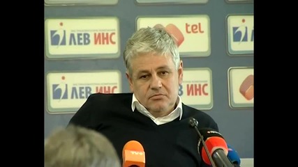 Представянето на Стойчо Стоев като треньор на Левски