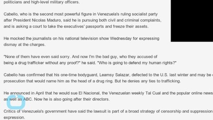Head of Venezuela Congress Sues News Executives for Defamation, Requests Travel Ban