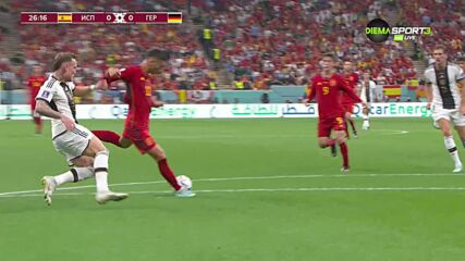 Испания – Германия 0:0 /първо полувреме/