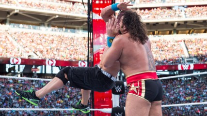 John Cena's springboard Stunner: WrestleMania 31