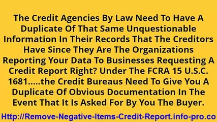 How To Get Rid Of Negative Credit Report Items, How To Raise Your Credit Limit, Can I Fix My Credit