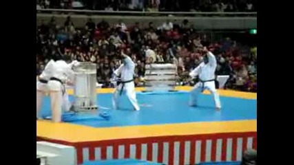 Shihan Filho and Shihan Kiyama` s presentation at the 9th World Open Tournament