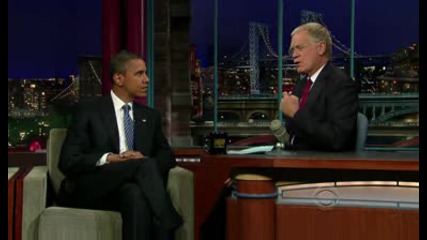 The Late Show with David Letterman - 2008 - 09 - 10 - Barack Obama pt2