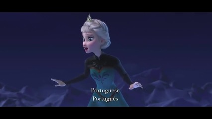 Frozen - Let it Go на 25 езика + Български.
