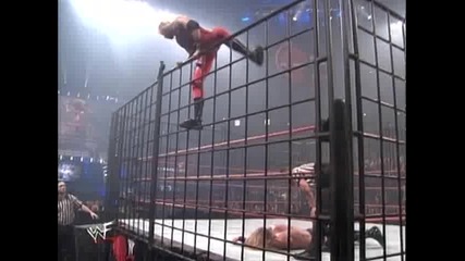 Rebellion 2001 Christian vs Edge [ Intercontinental steel cage championship match]*втора част*