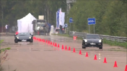 Porsche 911 Turbo Switzer vs Lamborghini Murcielago Lp640