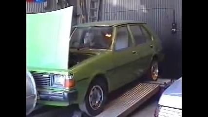 Mazda 323 rotary on dyno 