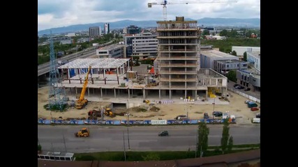 time lapse - 6 часа строеж на хотел в дружба 10.5.2014