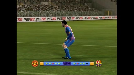 Pes 2012 - Манчестър Юнайтед срещу Барселона - Дузпи !