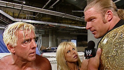 Triple H is enraged when Rico upsets Ric Flair: Raw, Sept. 16, 2002