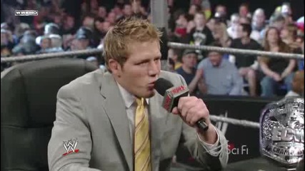 Ecw 2009/04/21 Christian & Jack Swagger подписват договора за мача им на Backlash.