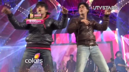 Shah Rukh Khan s rehearsal for his Colors Screen Awards performance - Utvstars Hd