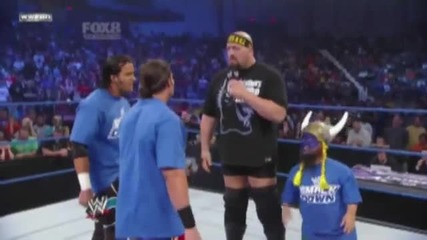 Big Show & Hornswoggle & Dude Busters Funny Segment On Smackdown