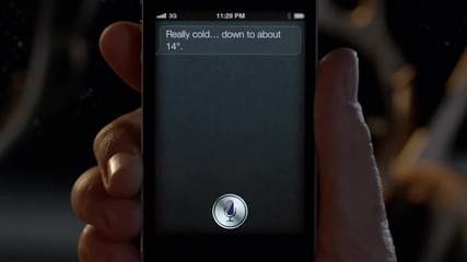 Дядо Коледа с iphone 4