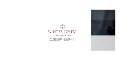 Shin Hye Sun (winter Album) - Winter Poetry