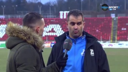 Веселин Великов: Не за първи път ни вкарват гол от засада