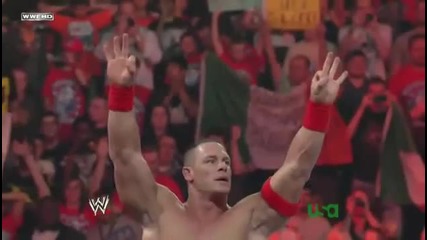 Sin Cara & John Cena vs. The Miz & Alex Riley - Wwe Raw 18/04/11