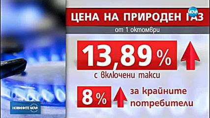 Поскъпват природният газ и парното, токът остава без промяна
