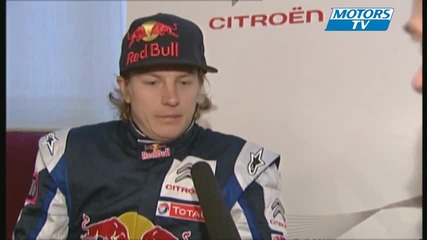 Interview Raikkonen Wrc 2010 