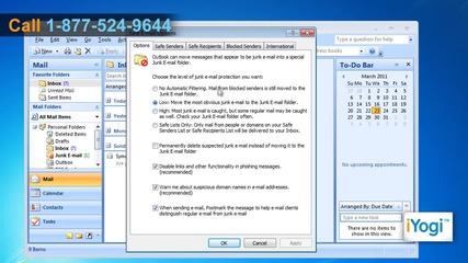 How to block an e-mail address in Microsoft® Outlook 2007 on Windows® 7?
