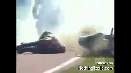 Ужасяваща катастрофа на състезател от Moto Gp !