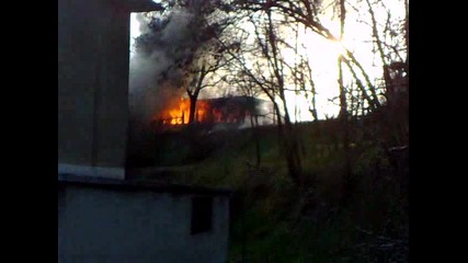 Пожар в диспансера в Благоевград