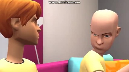 Caillou Slaps People head and gets Grounded