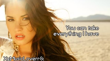 Demi Lovato - Skyscraper (lyrics Hd)