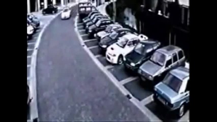 Eто така се бяга от полицията (mitsubishi evo)