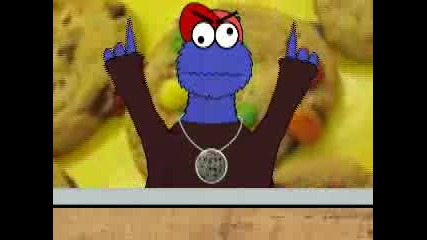Cookie Monster Cartoon Rap
