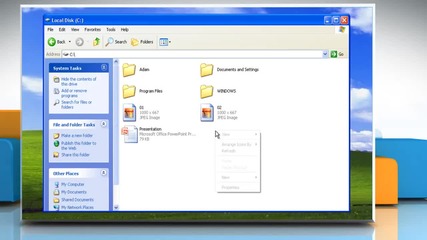 Windows® Xp: How to create hidden folder on Windows® Xp-based Pc?