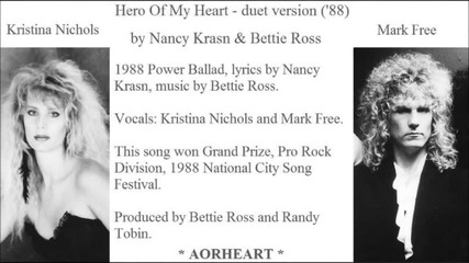 Kristina Nichols & Mark Free - Hero Of My Heart
