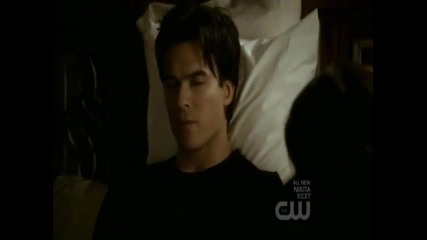 Vampire diaries season 2 episode 16 Damon and Elena _ Katherine scenes