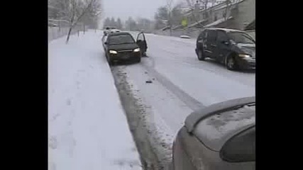 Cars Crashing On Ice