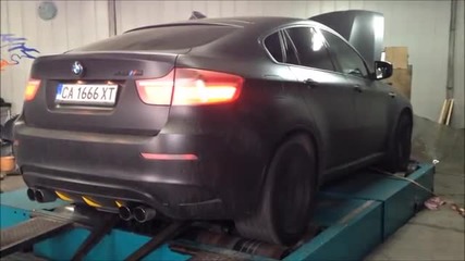 Bmw X6m 680 h.p 849 Nm Madness Motorsport exaust test