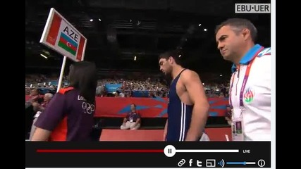 2012 Olympic Games- Freestyle Wrestling, Final 84kg. Sh. Sharifov (aze) vs. L. Espinal (pur)