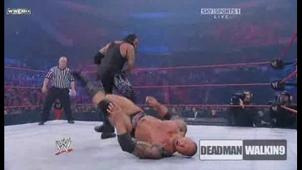 Undertaker vs Cm Punk vs Batista vs Rey Mysterio - Fatal 4 Way - Bragging rights 2009 / Part 1/2 